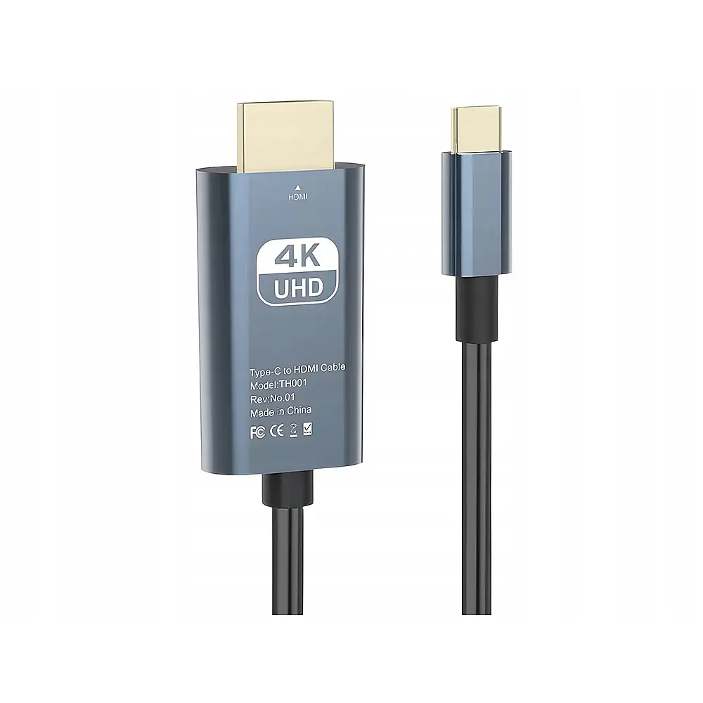 Verk Group Καλώδιο Προσαρμογέα USB-C σε HDMI 4K 1.8m Ιδανικό για Μετάδοση Βίντεο & Ήχου σε Ultra HD! 5907451379639