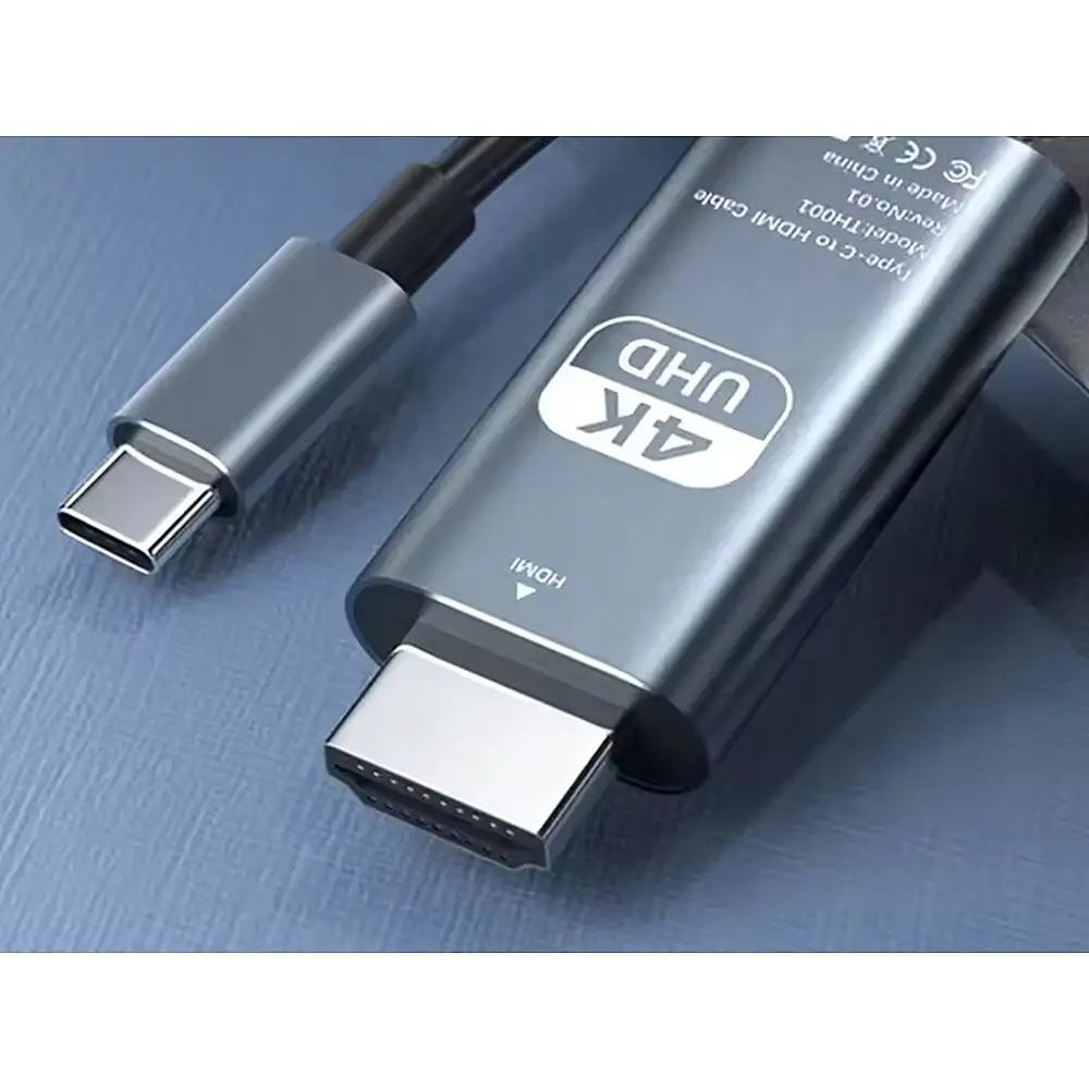 Verk Group Καλώδιο Προσαρμογέα USB-C σε HDMI 4K 1.8m Ιδανικό για Μετάδοση Βίντεο & Ήχου σε Ultra HD! 5907451379639