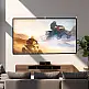 HOMCOM Οθόνη Προβολέα 100" 16:9 HD 4K/8K, Πτυσσόμενη και Φορητή, Αντιρυτιδική και Πλενόμενη, Διπλής Όψης, Λευκή 001-025V00WT