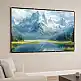 HOMCOM 120" Οθόνη Προβολής 16:9 HD 4K/8K, Πτυσσόμενη και Φορητή, Αντιρυτιδική και Πλενόμενη, Διπλής Όψης, Λευκή 001-025V01WT