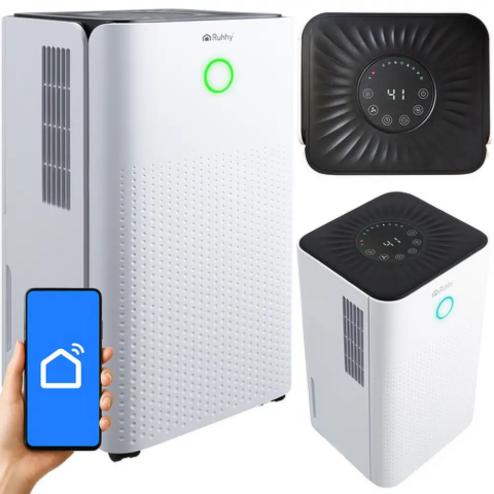 Ruhhy Αφυγραντήρας με Wi-Fi Έλεγχο, 12L ανα 24ώρες 26497