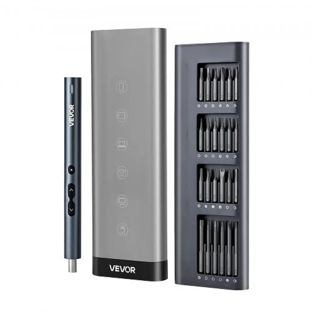 VEVOR Ηλεκτρικό Κατσαβίδι Ακριβείας με 48 Μύτες για Επισκευές Συσκευών DDLSD4V350MAY238C001V9