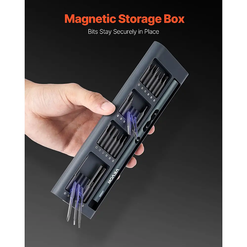 VEVOR Ηλεκτρικό Κατσαβίδι Ακριβείας με 48 Μύτες για Επισκευές Συσκευών DDLSD4V350MAY238C001V9