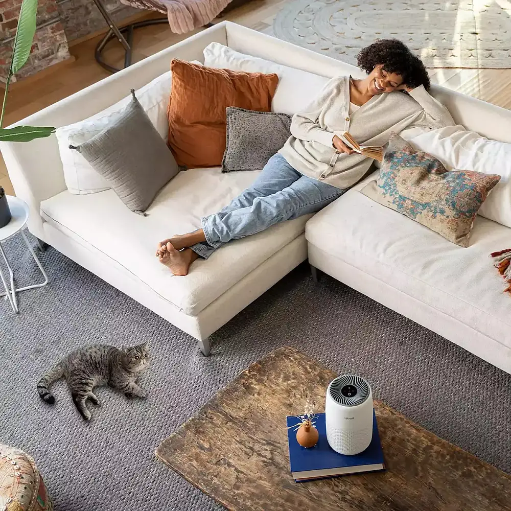 Levoit Core Mini-P Αεροκαθαριστής 7W για Χώρους 17m² Λευκός LAP-C161-WEU