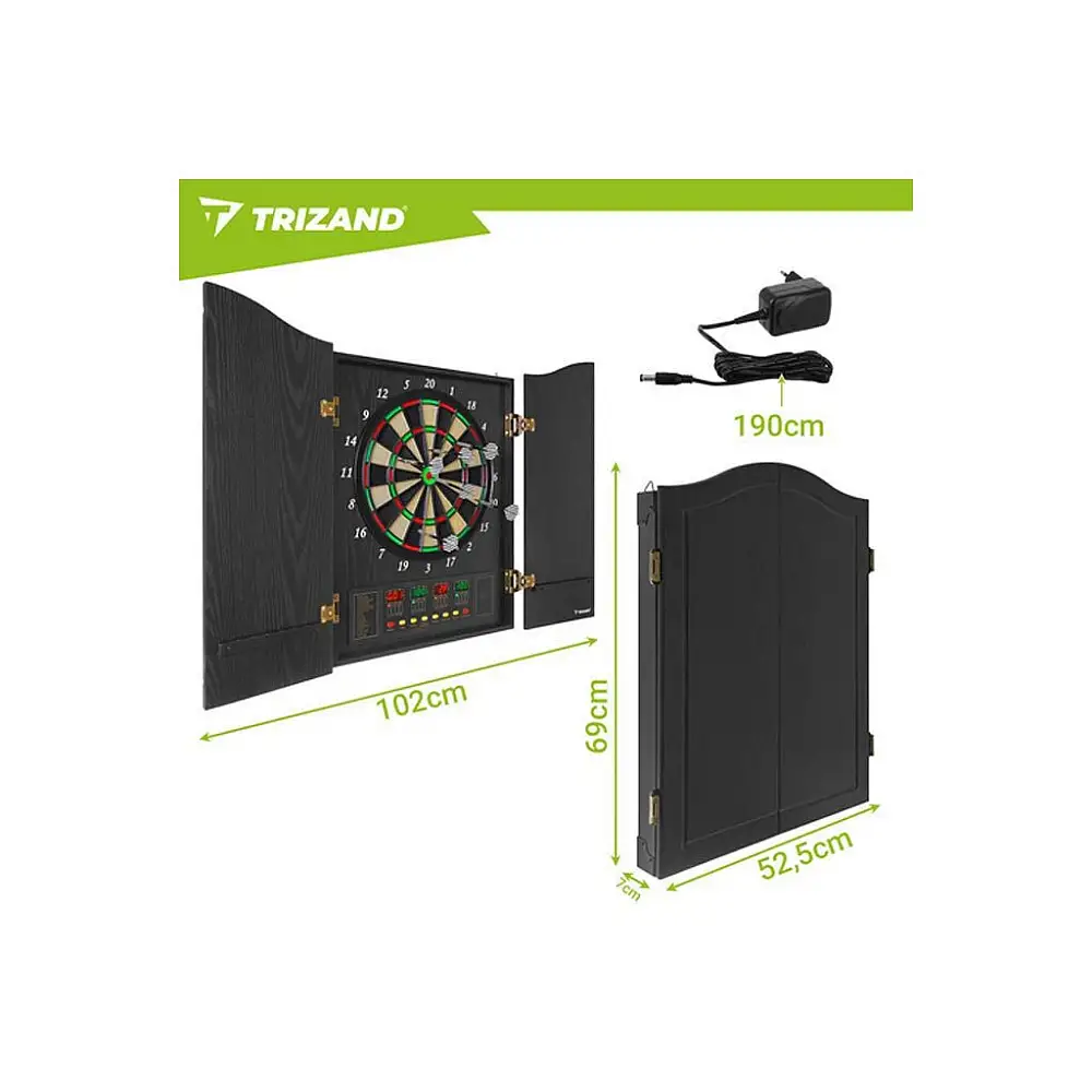 Trizand Σετ Ηλεκτρονικών Βελών Dart 27 Παιχνίδια, 243 Παραλλαγές 27046