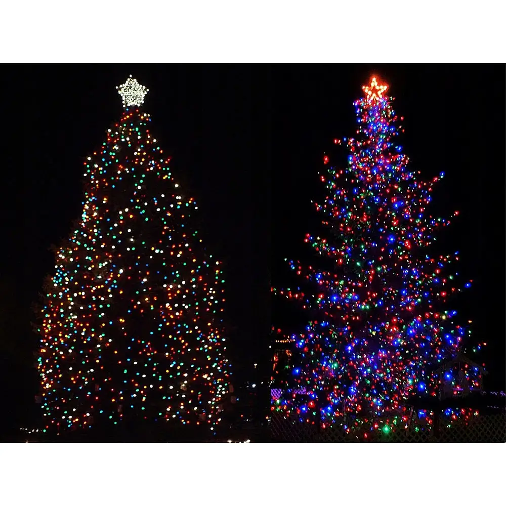 Verk Group Πολύχρωμα LED Φώτα Χριστουγεννιάτικου Δέντρου 200 LED με 8 Προγράμματα 5907451366769