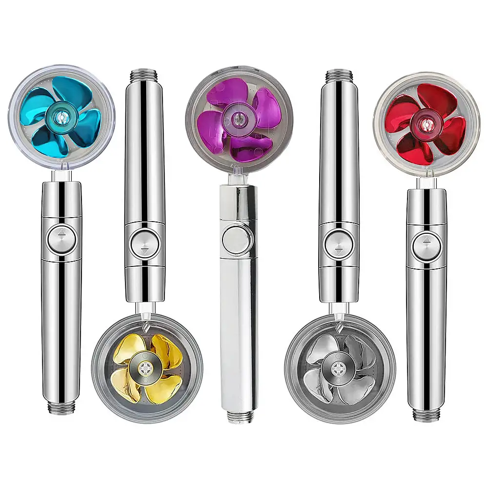 Verk Group Κεφαλή Ντους με Τουρμπίνα, Αντικαταστάσιμο Φίλτρο και Ανεμιστήρα 5907451351192