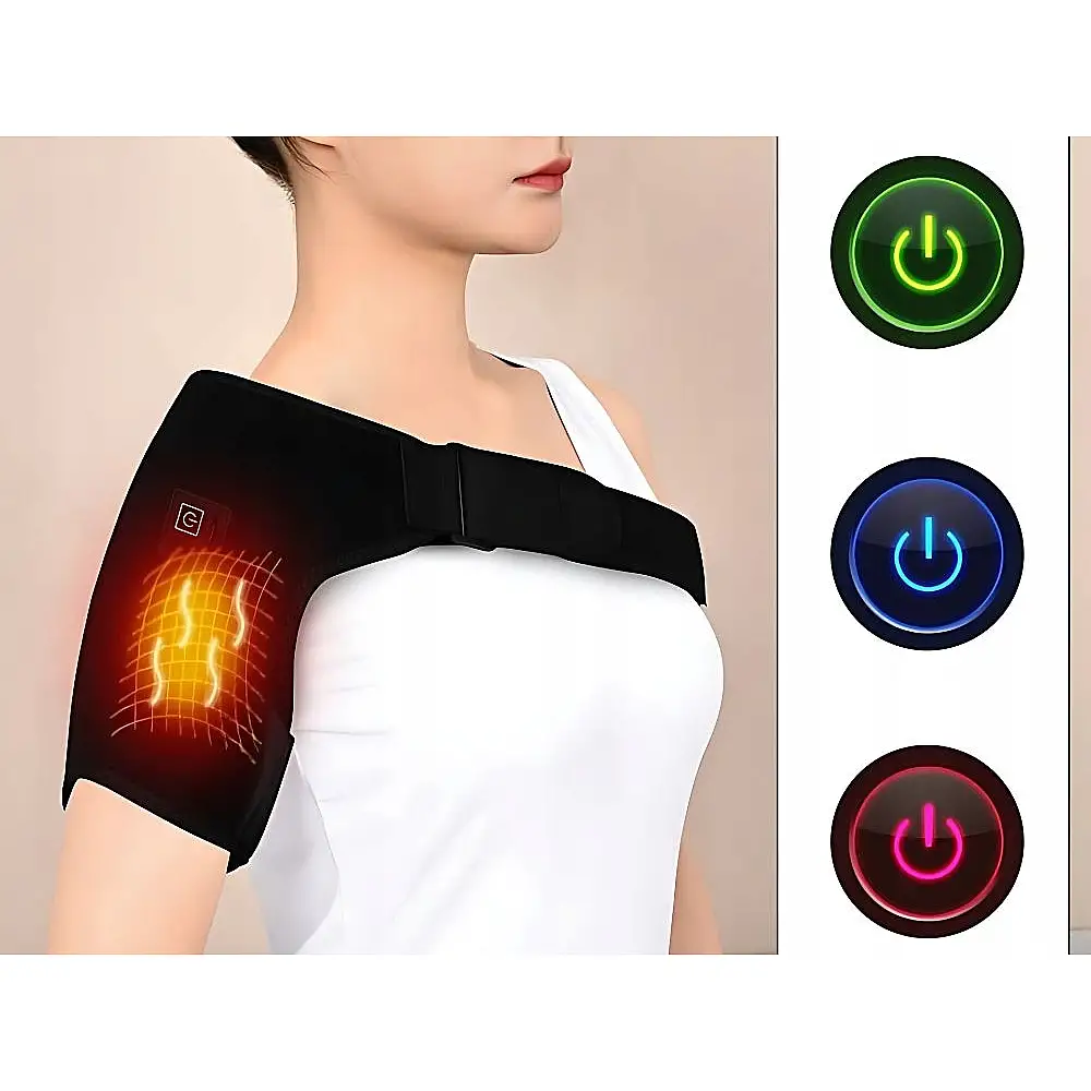 Verk Group Θερμαινόμενη Υποστηριξη Ώμου με 3 Λειτουργίες Θέρμανσης USB 5907451364710