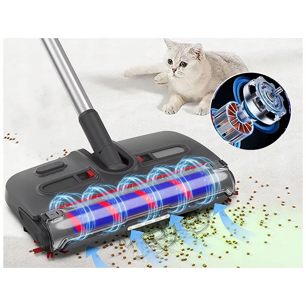 Verk Group Κορυφαία Ασύρματη Σκούπα Χειρός με Περιστρεφόμενη Βούρτσα KAŚKA 5907451377284