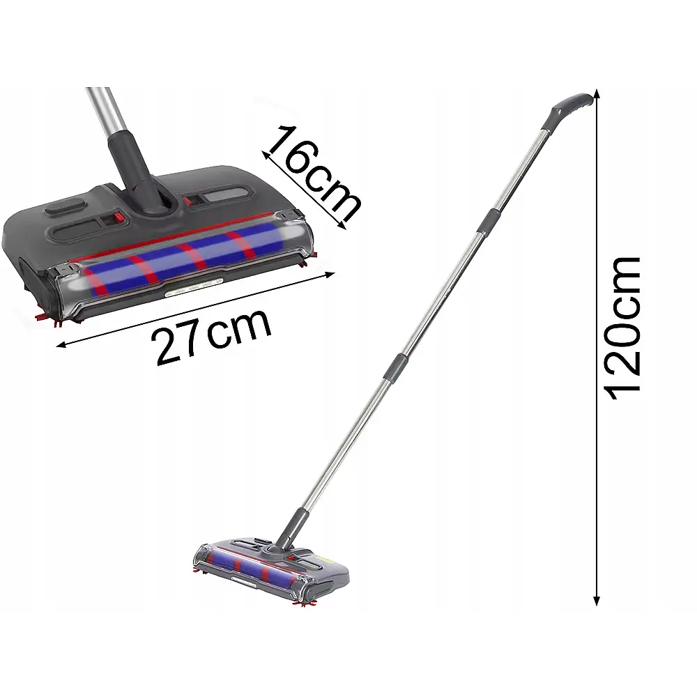 Verk Group Κορυφαία Ασύρματη Σκούπα Χειρός με Περιστρεφόμενη Βούρτσα KAŚKA 5907451377284