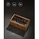SONGMICS Ξύλινη Θήκη Ρολογιών 12 Θέσεων 34x19x12.5cm με Γυάλινο Καπάκι και Κοσμηματοθήκη JOW012K01