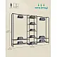 SONGMICS Μεταλλική Κρεμάστρα Ρούχων 29 x 183 x 158.4 cm με Ράφια Αποθήκευσης LGR463B01V1