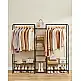SONGMICS Μεταλλική Κρεμάστρα Ρούχων 29 x 183 x 158.4 cm με Ράφια Αποθήκευσης LGR463B01V1