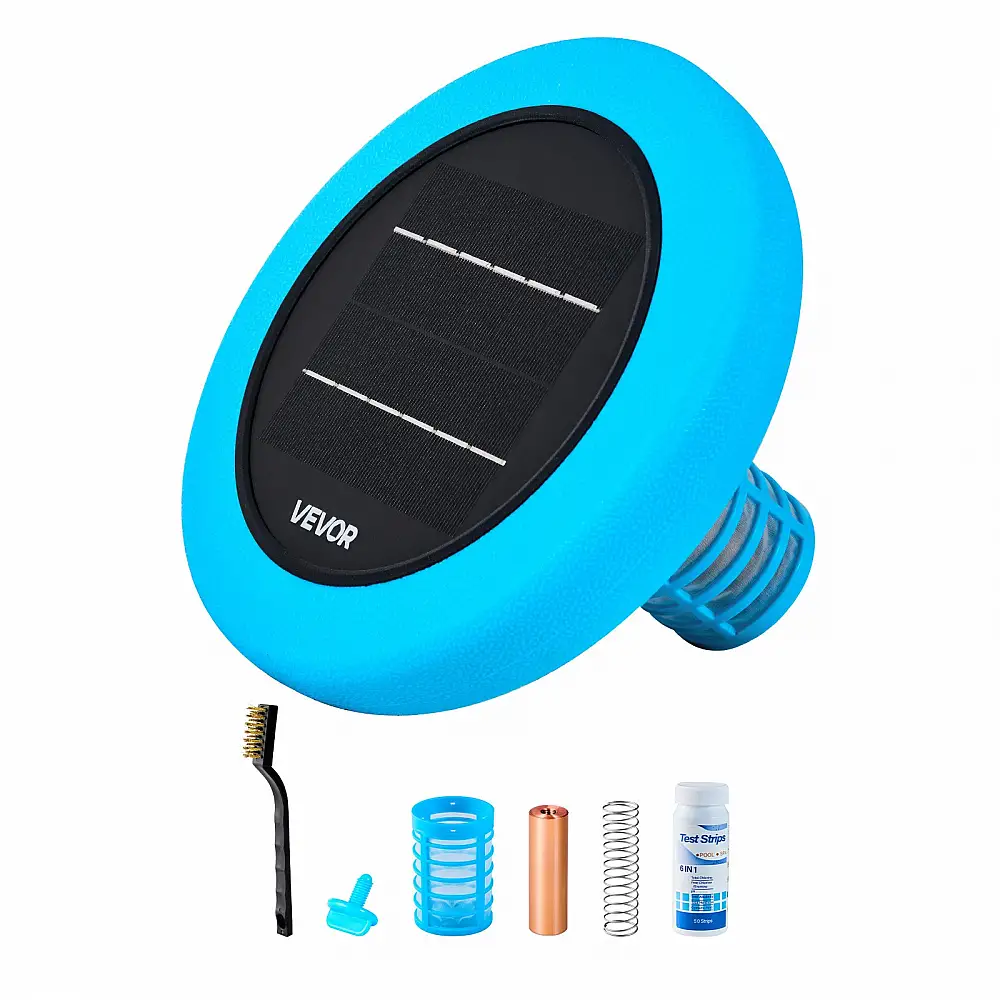 VEVOR Ηλιακός Ιονιστής Πισίνας με Χαλκό για Χωρητικότητα έως 170343 Λίτρα TYNYCLZFSQDHOGJV5001V0