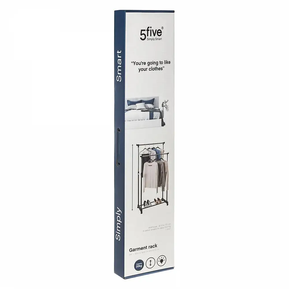 5Five Simply Smart Διπλή Τροχήλατη Κρεμάστρα Δαπέδου F-V Icare 97.5x170εκ. 105343