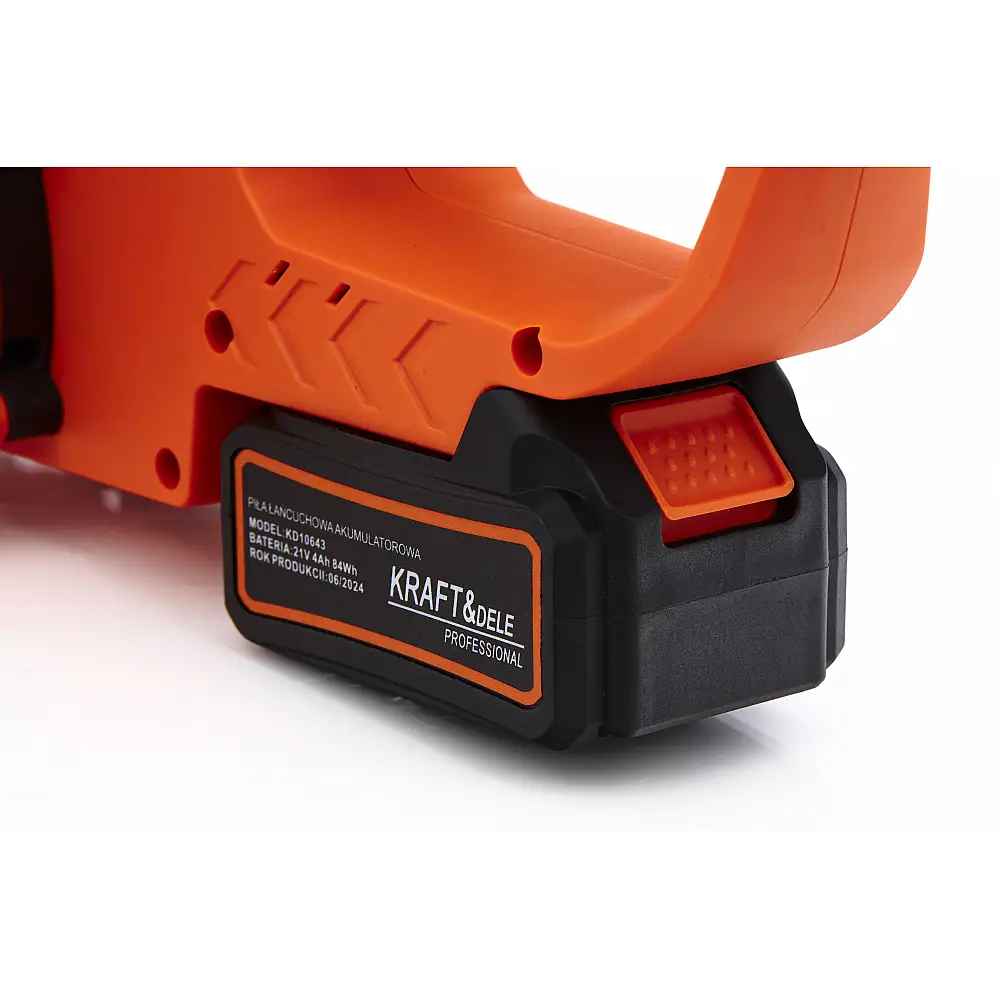 Kraft&Dele Σετ Επαναφορτιζόμενο Αλυσοπρίονο Μπαταρίας ε 2 μπαταρίες 21V 4Ah και Αξεσουάρ και Λάμα 12" KD-10643