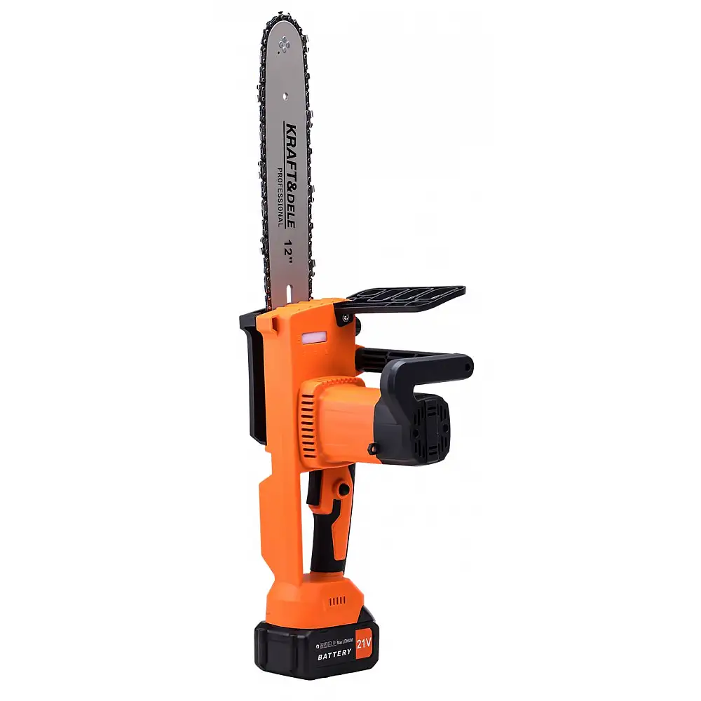 Kraft&Dele Σετ Επαναφορτιζόμενο Αλυσοπρίονο Μπαταρίας ε 2 μπαταρίες 21V 4Ah και Αξεσουάρ και Λάμα 12" KD-5125