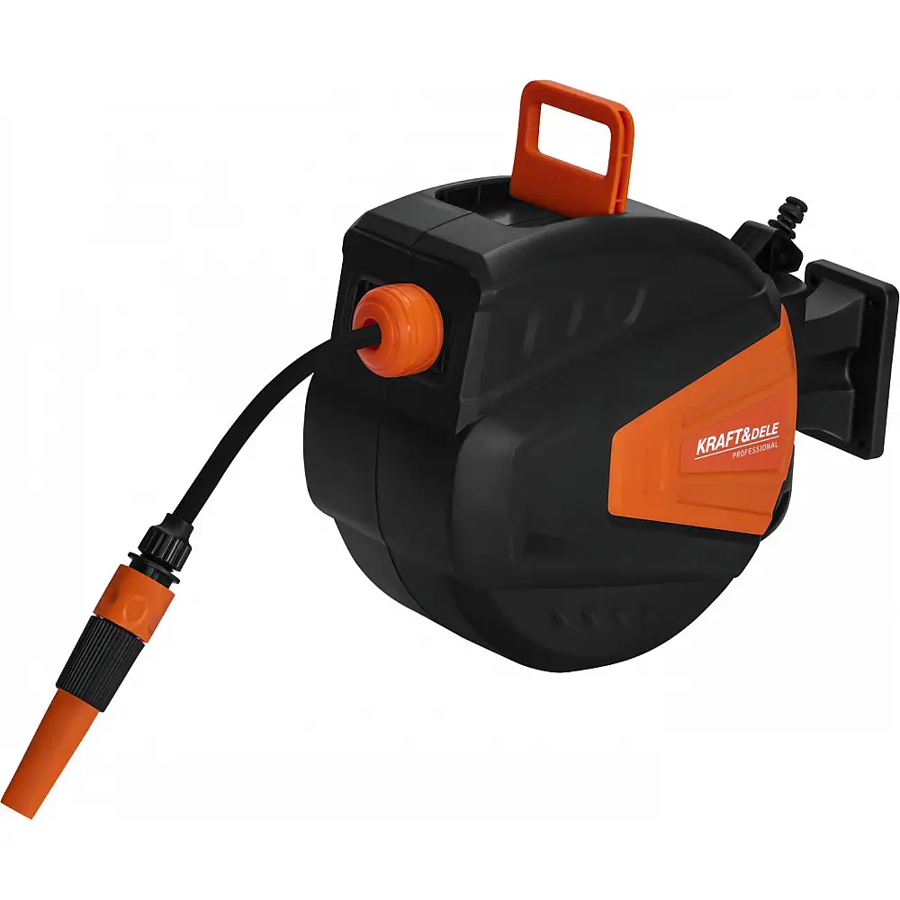 Kraft&Dele Αυτόματη Ανέμη με Λάστιχο Ποτίσματος 10m + 1m (5/16") KD-2150