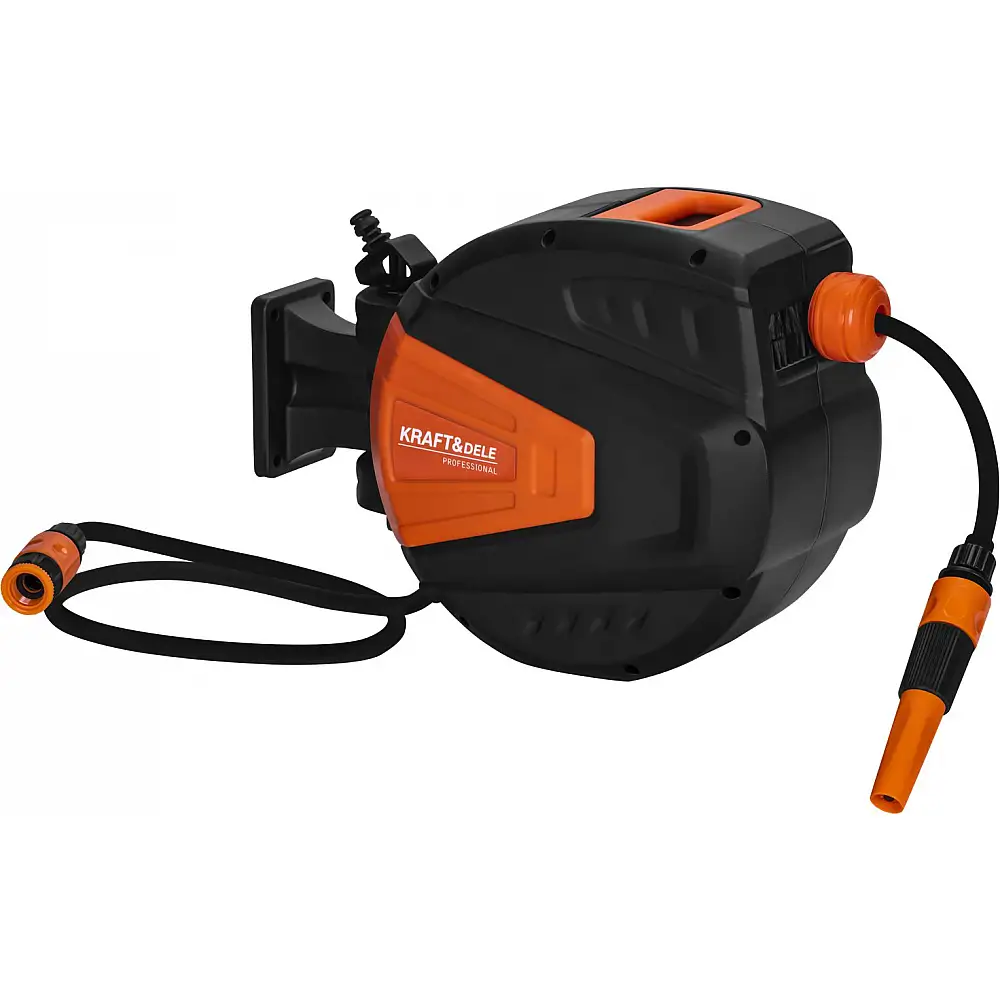 Kraft&Dele Αυτόματη Ανέμη με Λάστιχο Ποτίσματος 10m + 1m (5/16") KD-2150