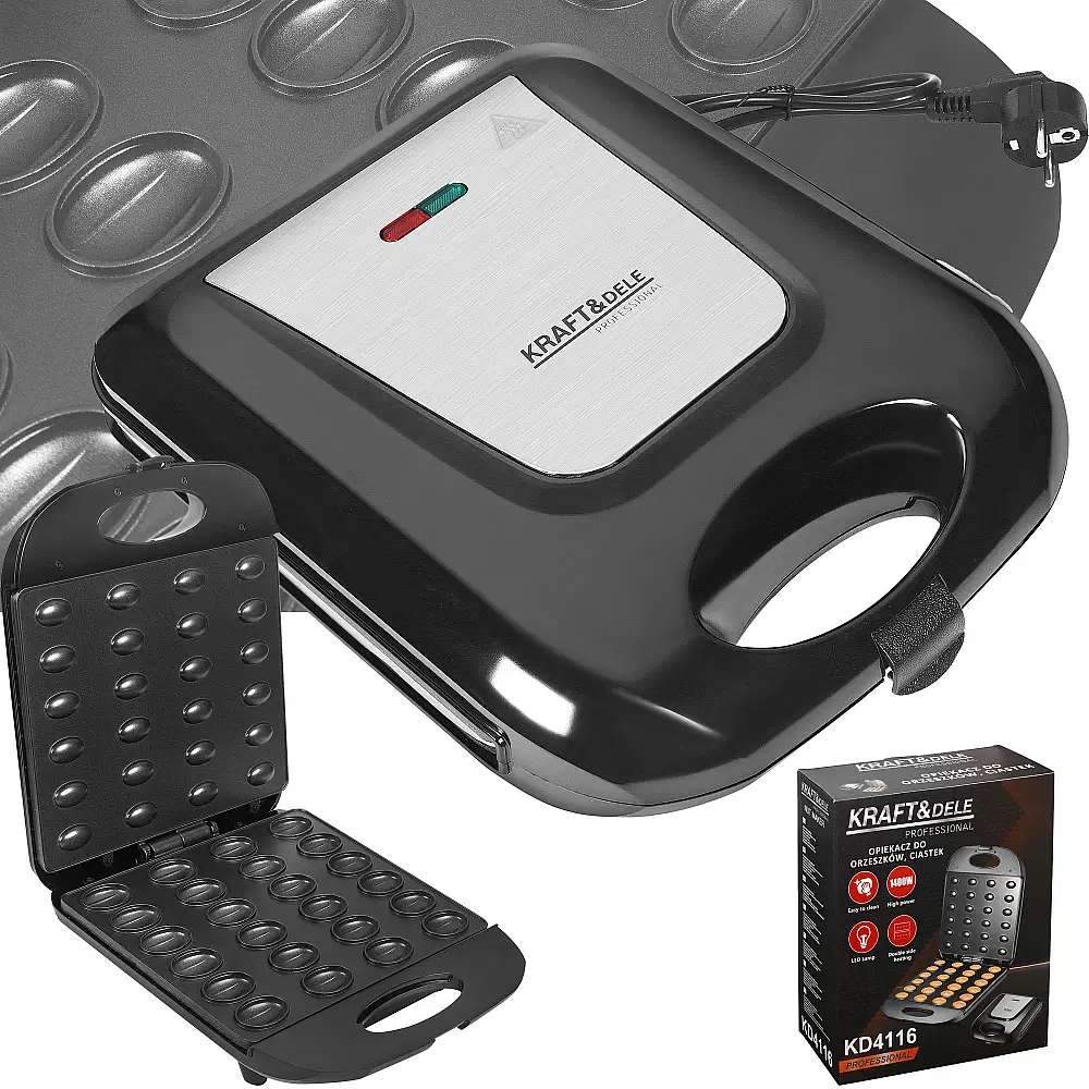 Kraft&Dele Ηλεκτρική Μηχανή για Μπισκότα "Καρυδάκια" 1400W KD-4116