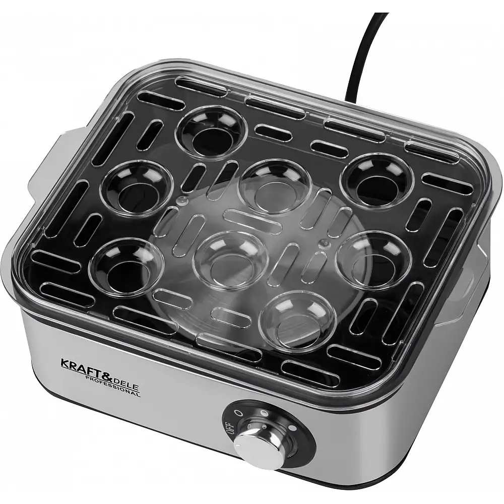 Kraft&Dele Ηλεκτρικός Βραστήρας Αυγών 350W, για 7 Αυγά KD-4118