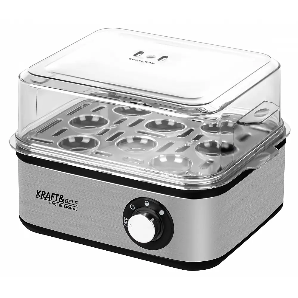 Kraft&Dele Ηλεκτρικός Βραστήρας Αυγών 350W, για 7 Αυγά KD-4118