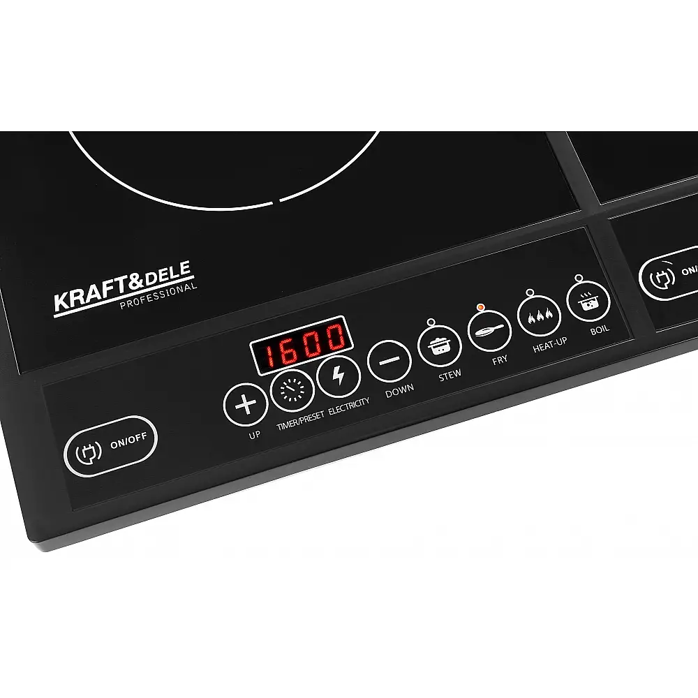 Kraft&Dele Επιτραπέζια Επαγωγική Εστία 2000W KD-4167