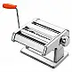 Kraft&Dele Χειροκίνητη Μηχανή Ζυμαρικών από Ανοξείδωτο Ατσάλι με Ρυθμιζόμενο Πάχος και 2 Τύπους Κοπής KD-4126