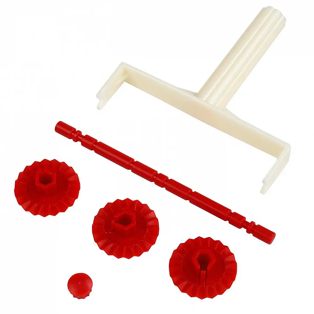 Kraft&Dele Χειροκίνητη Μηχανή Ζυμαρικών 3 σε 1 από Ανοξείδωτο Ατσάλι με Ρυθμιζόμενο Πάχος για Φύλλο KD-4127