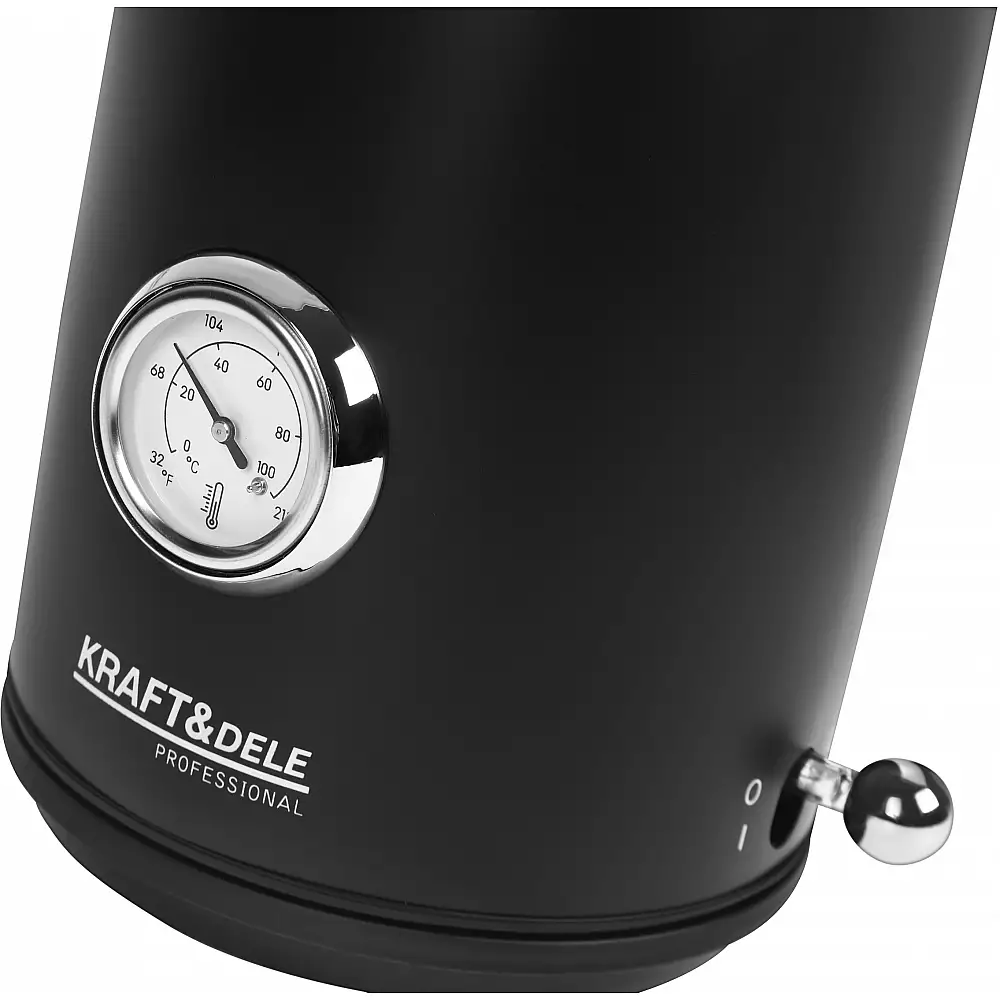 Kraft&Dele Ηλεκτρικός Βραστήρας 1lt 2200W με Περιστρεφόμενη Βάση 360° KD-4153