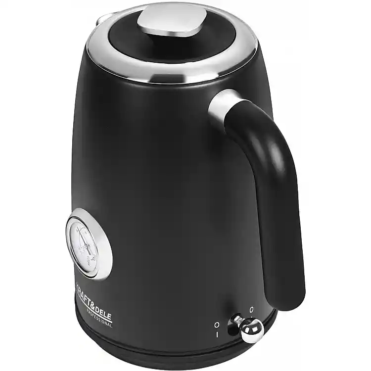 Kraft&Dele Ηλεκτρικός Βραστήρας 1lt 2200W με Περιστρεφόμενη Βάση 360° KD-4153