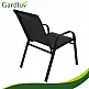 Gardlov Σετ 4 Καρέκλες για Βεράντα, Μπαλκόνι και Κήπο, Μαύρο 27566