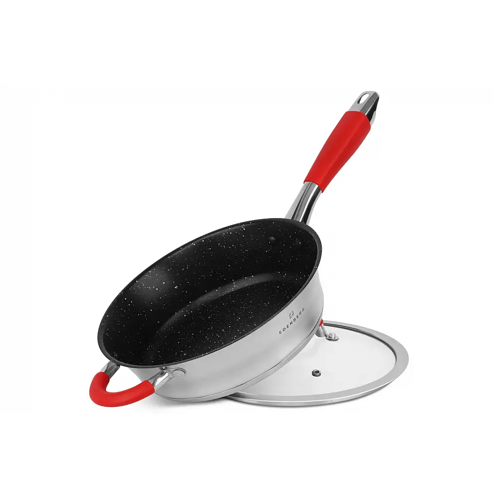 Edenberg Σετ Μαγειρικών Σκευών 8 Τεμαχίων με Τηγάνι EB-2408