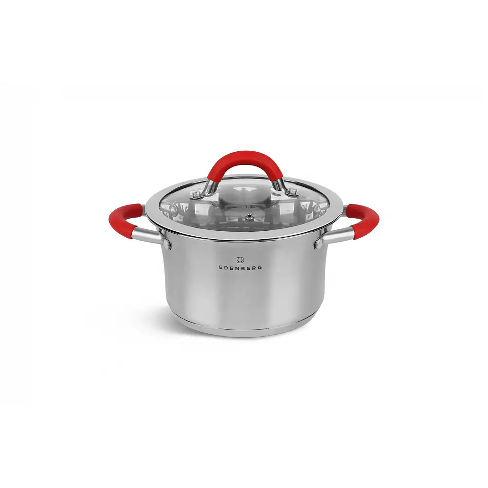 Edenberg Σετ Μαγειρικών Σκευών 8 Τεμαχίων με Τηγάνι EB-2408