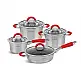 Edenberg Σετ Μαγειρικών Σκευών 8 Τεμαχίων με Τηγάνι EB-2408