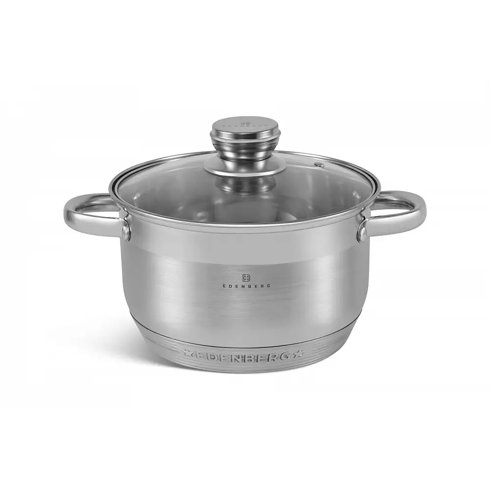 Edenberg Σετ Μαγειρικών Σκευών 12 Τεμαχίων για Επαγωγικές και Αέριες Εστίες με Αντικολλητική Επίστρωση EB-2001M