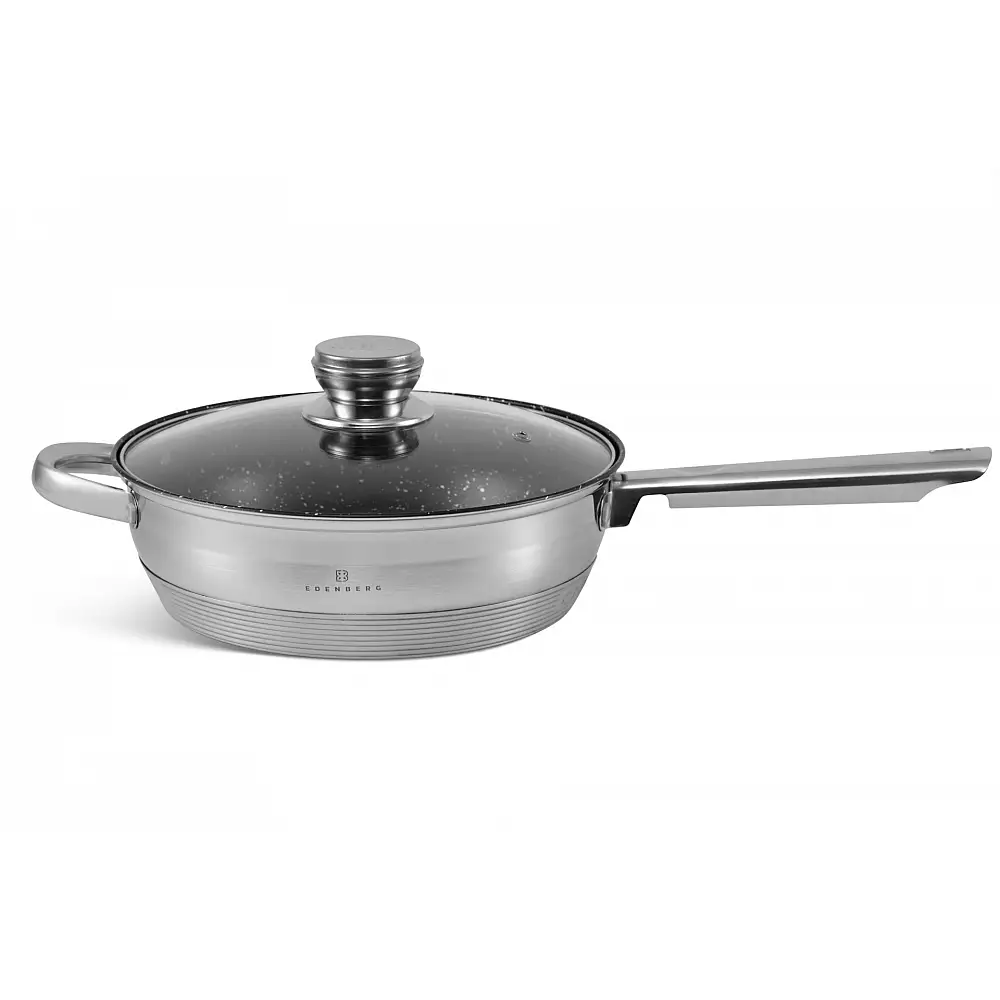 Edenberg Σετ Μαγειρικών Σκευών 12 Τεμαχίων για Επαγωγικές και Αέριες Εστίες με Αντικολλητική Επίστρωση EB-2001M