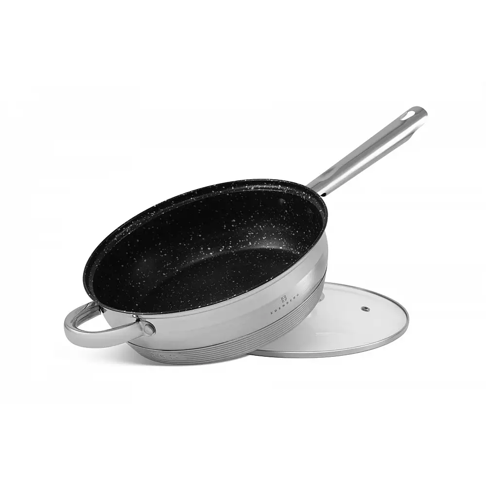 Edenberg Σετ Μαγειρικών Σκευών 12 Τεμαχίων για Επαγωγικές και Αέριες Εστίες με Αντικολλητική Επίστρωση EB-2001M