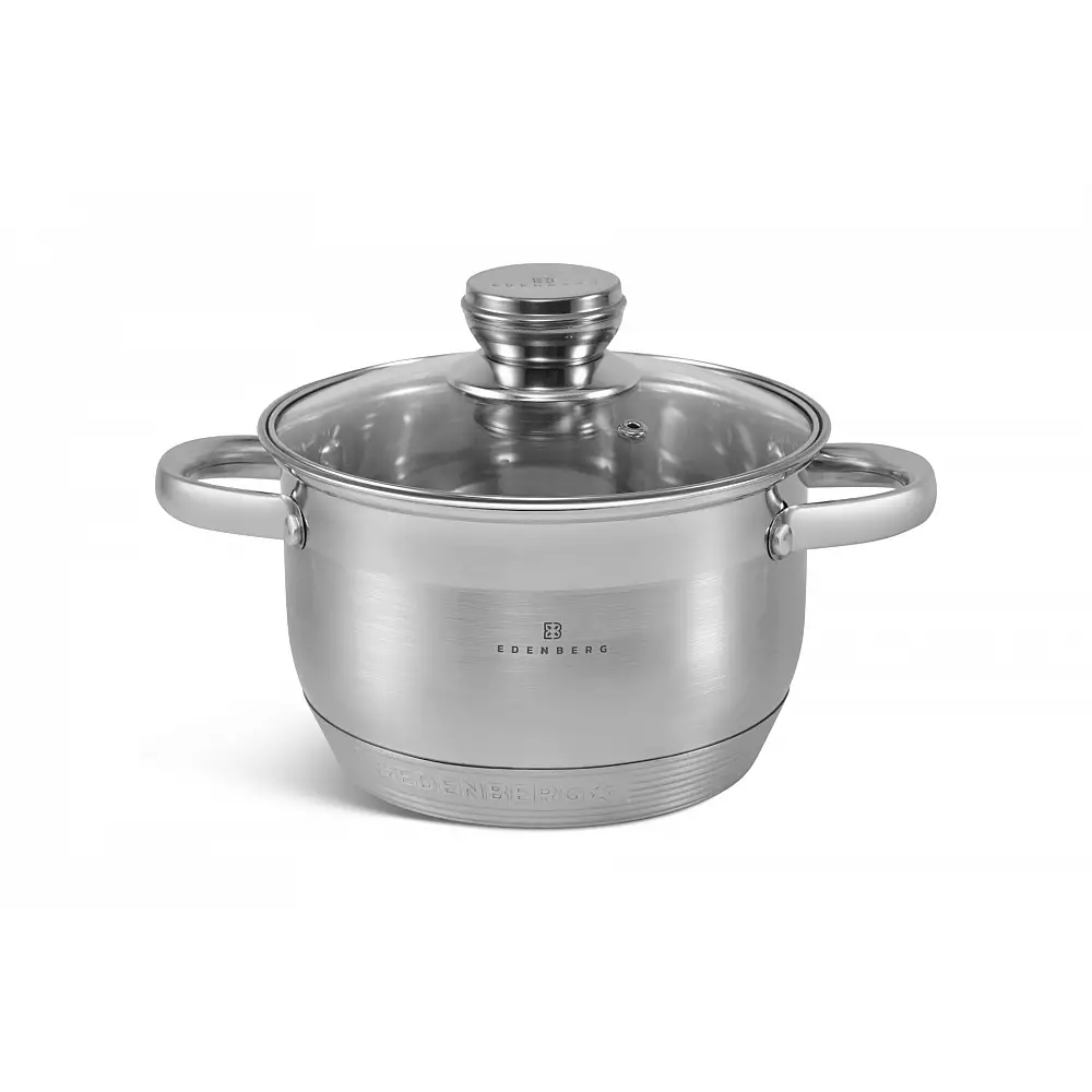 Edenberg Σετ Μαγειρικών Σκευών 12 Τεμαχίων για Επαγωγικές και Αέριες Εστίες με Αντικολλητική Επίστρωση EB-2001M