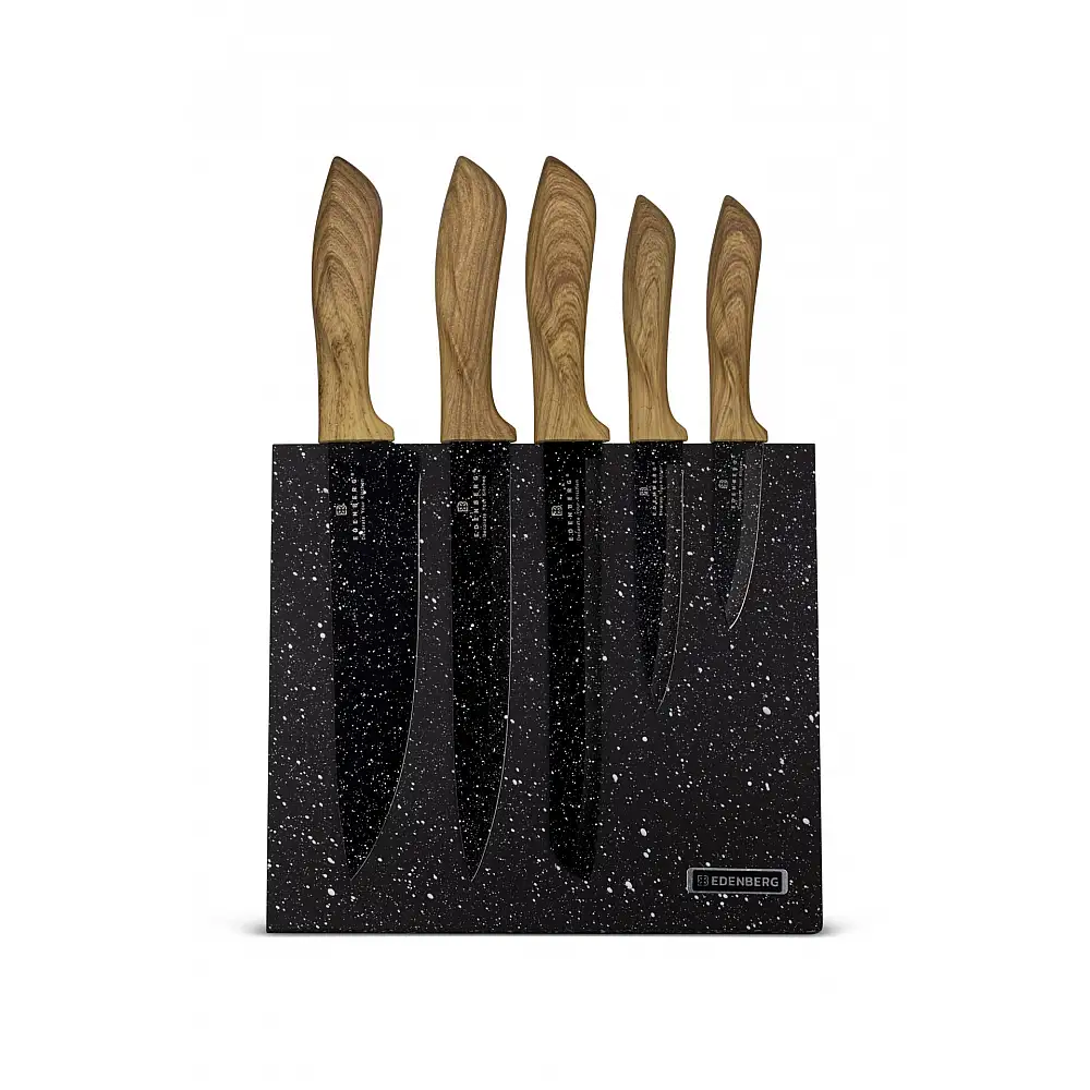 Edenberg Σετ Μαχαιριών 6τμχ από Ατσάλι με Μαγνητική Βάση EB-970