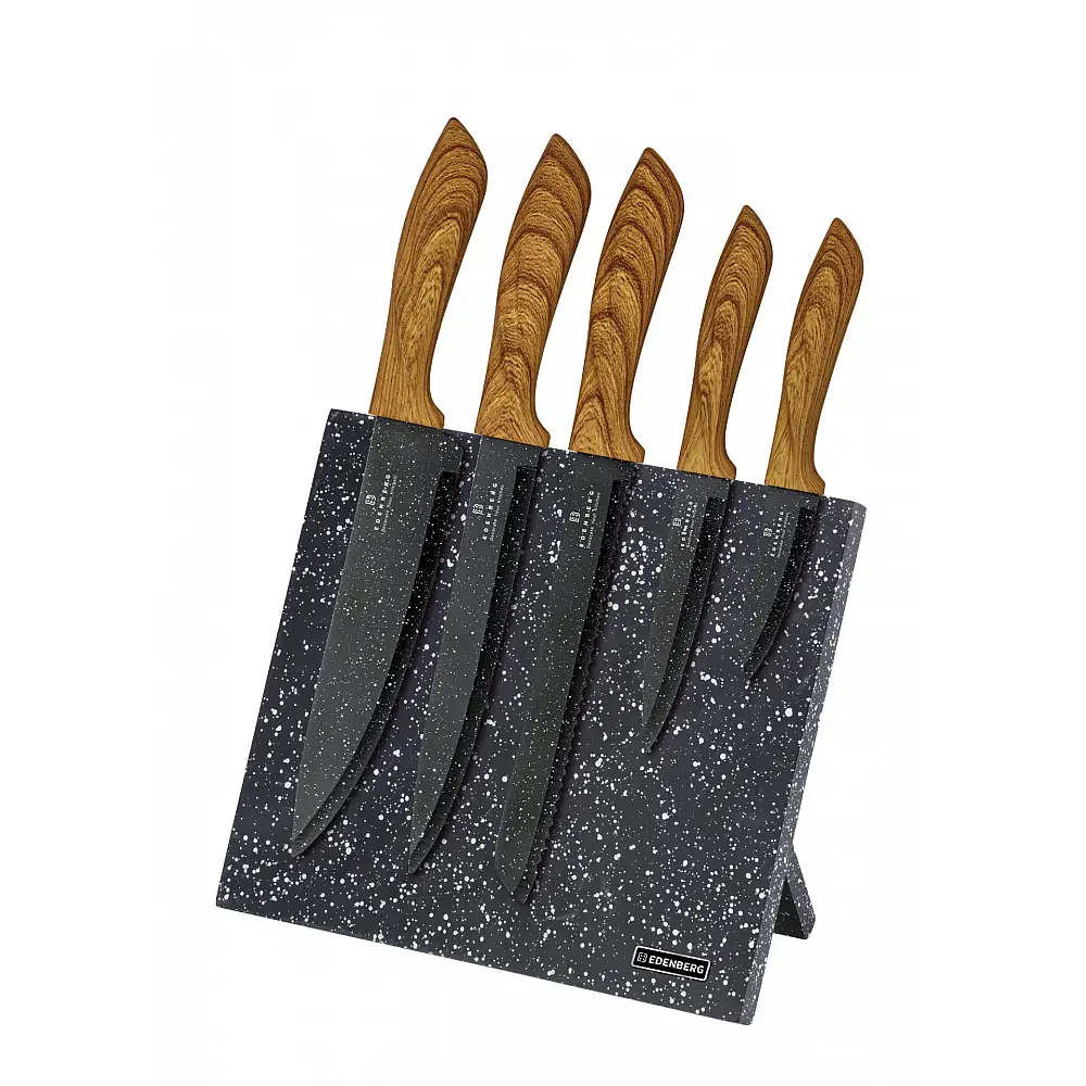 Edenberg Σετ Μαχαιριών 6τμχ από Ατσάλι με Μαγνητική Βάση EB-970