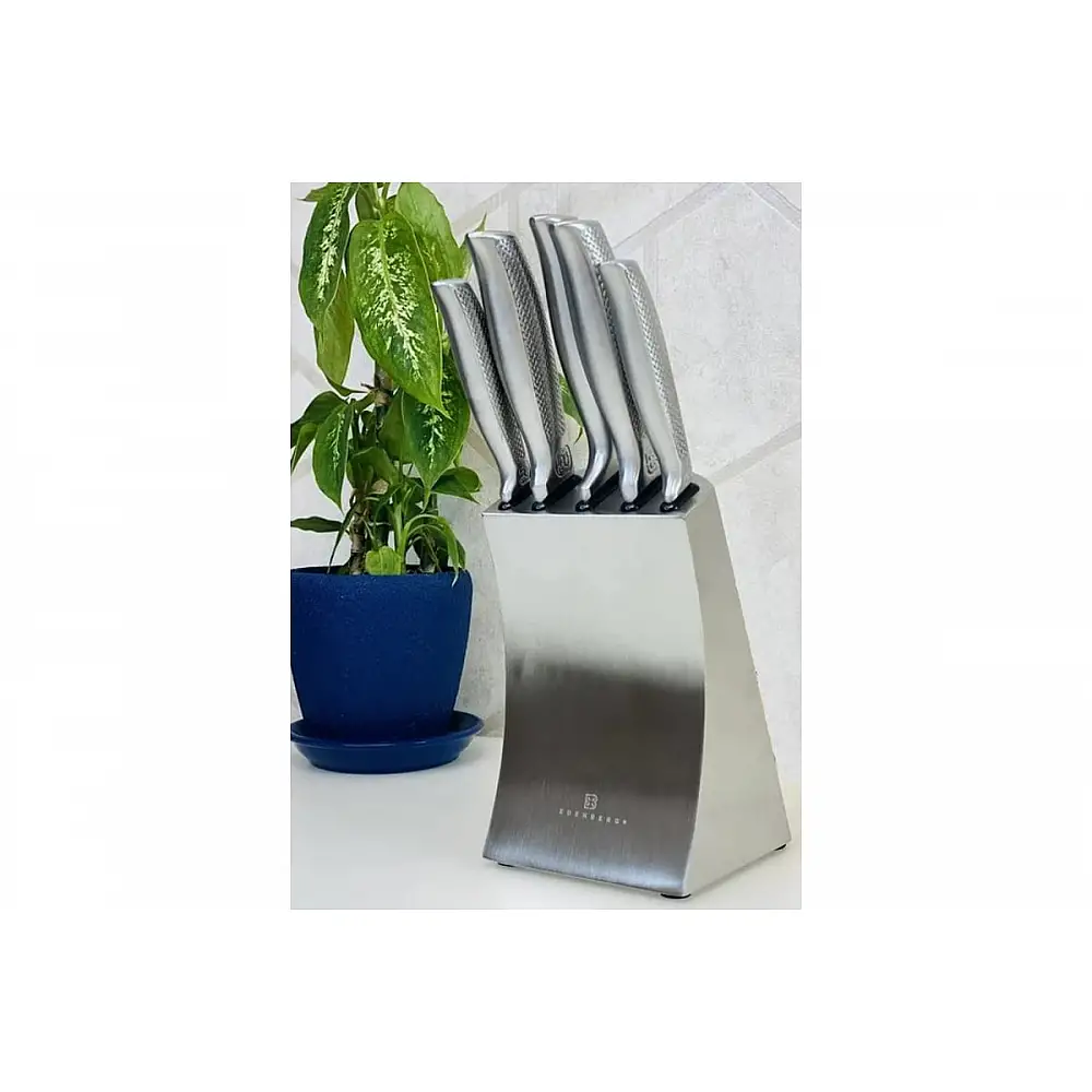 Edenberg Σύγχρονο Σετ Μαχαιριών με Βάση 6 Τεμαχίων EB-11001