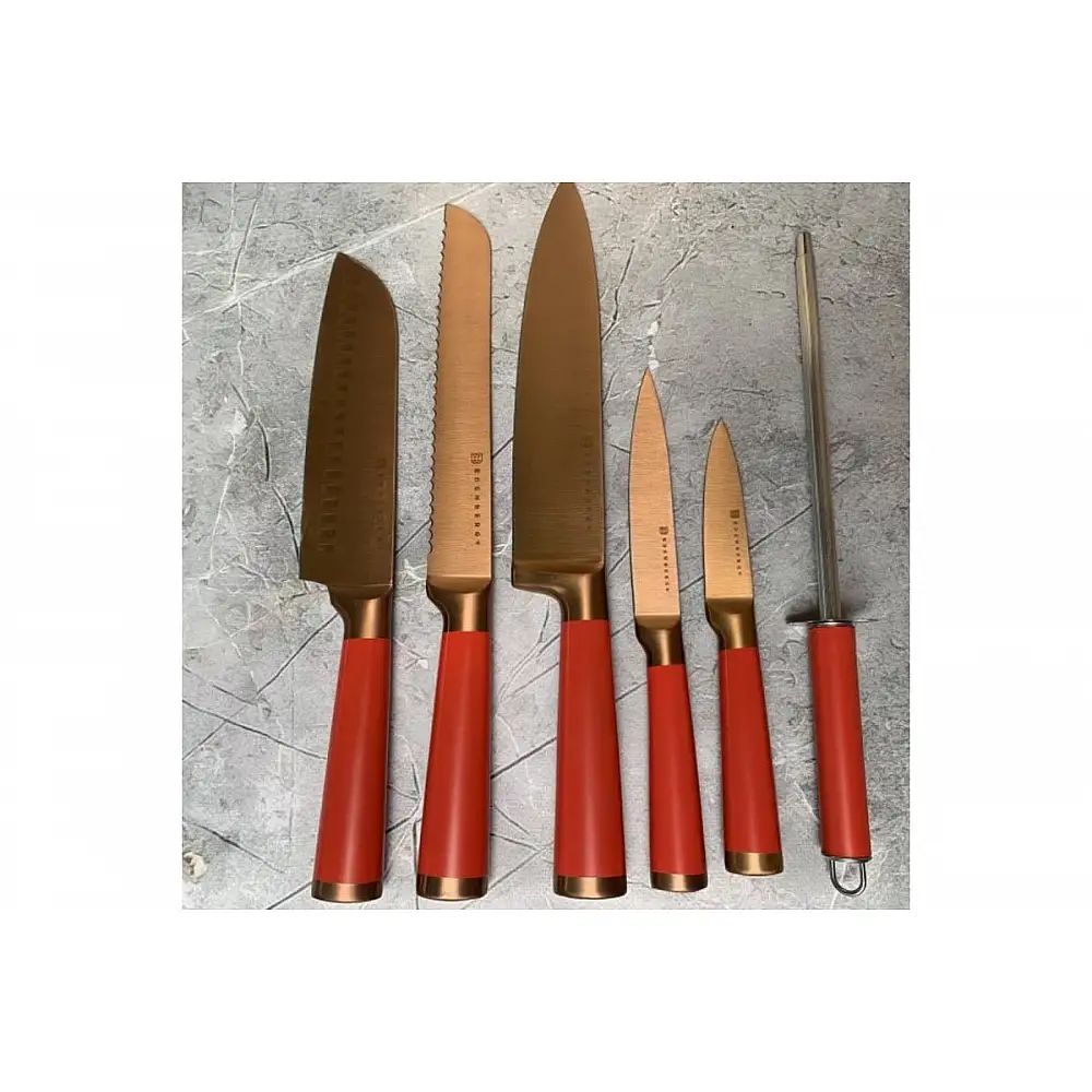 Edenberg Σύγχρονο Σετ Μαχαιριών με Βάση 7 Τεμαχίων EB-11029