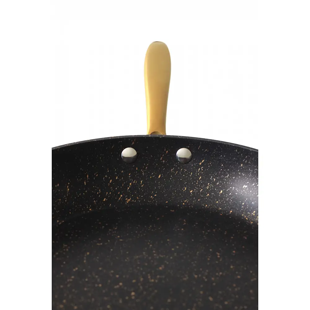 Edenberg Αλουμινένιο Τηγάνι 24 cm με Μαρμάρινη Αντικολλητική Επίστρωση EB-7466N