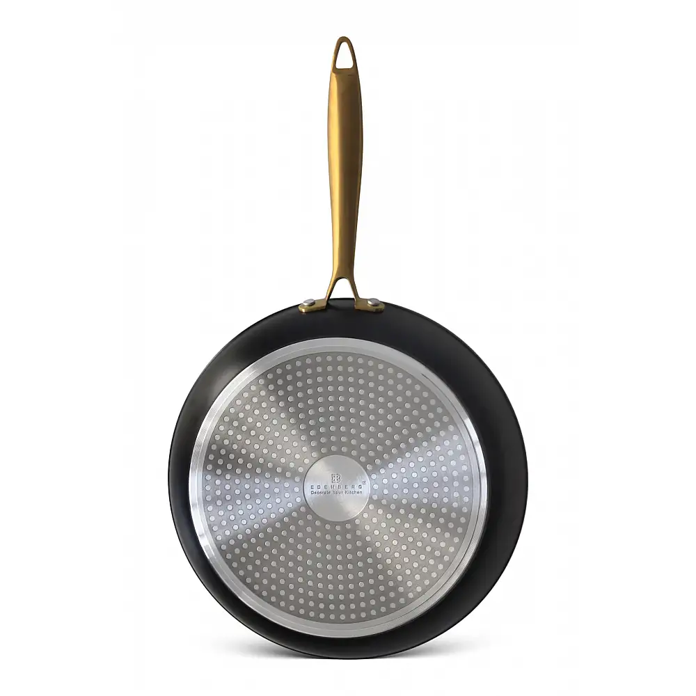 Edenberg Αλουμινένιο Τηγάνι 24 cm με Μαρμάρινη Αντικολλητική Επίστρωση EB-7466N