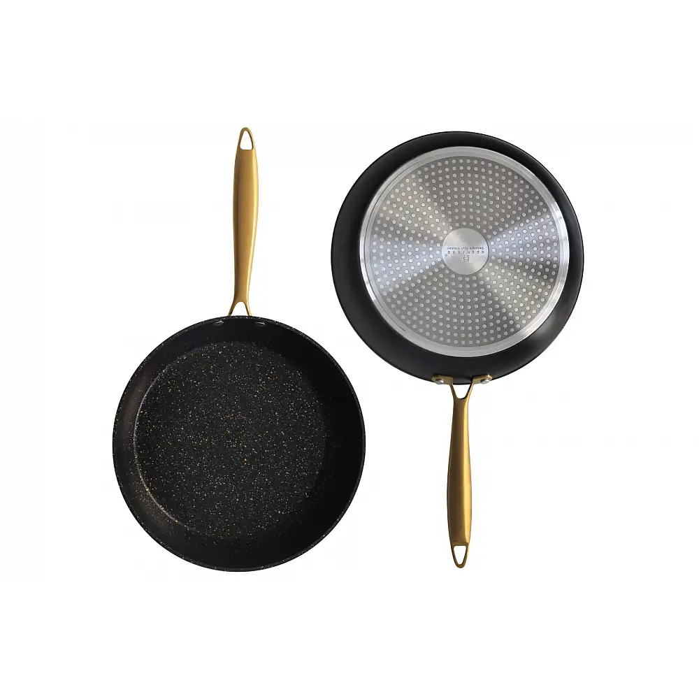 Edenberg Αλουμινένιο Τηγάνι 24 cm με Μαρμάρινη Αντικολλητική Επίστρωση EB-7466N