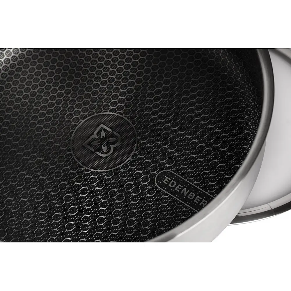 Edenberg Αντικολλητικό Τηγάνι με Καπάκι 26 cm με Αντικολλητική Επίστρωση EB-7652