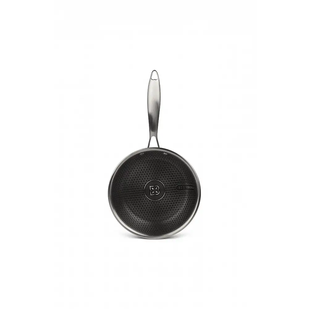 Edenberg Τηγάνι από Ανοξείδωτο Ατσάλι 24cm με Αντικολλητική Επίστρωση EB-6922