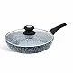 Edenberg Τηγάνι Με Καπάκι από Αλουμίνιο με Επίστρωση από Πέτρα 22cm EB-9165