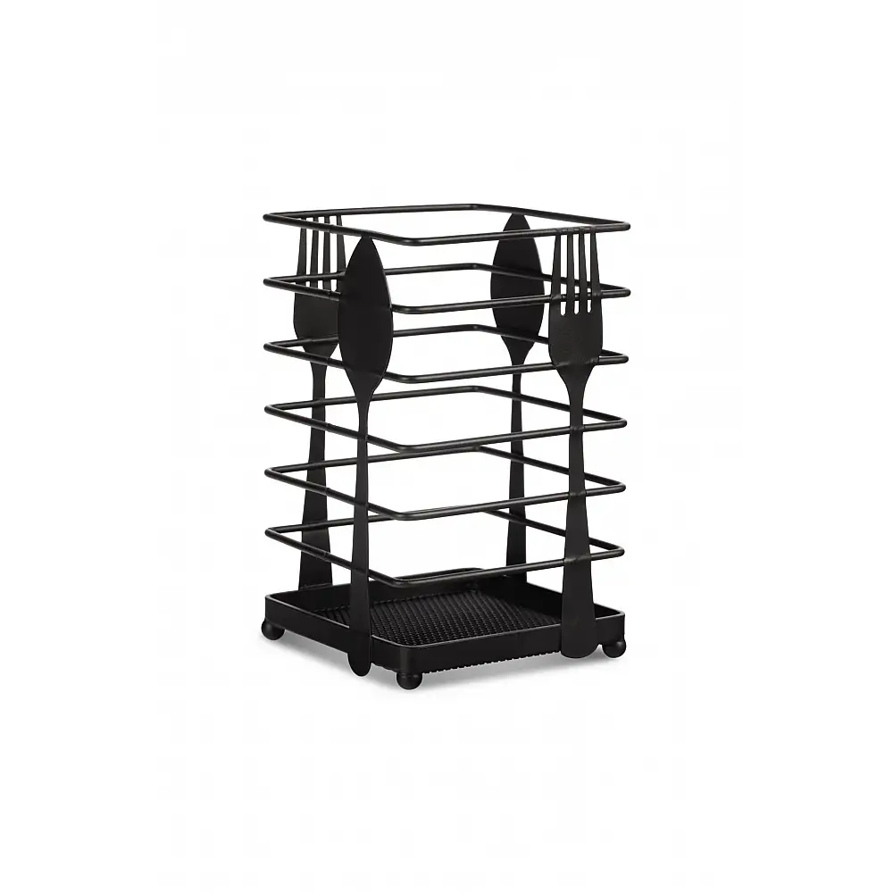 Edenberg Μαύρη Θήκη Μαχαιροπήρουνων από Ανοξείδωτο Ατσάλι EB-311